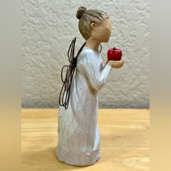 WILLOW TREE You’re The Best Angel With Apple Susan Lordi 2010 DEMDACO 5.25" - Picture 4 of 11